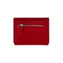 Zoozie Bags Cartera de Mujer Roja de Piel Auténtica - 11x2x8.5 cm
